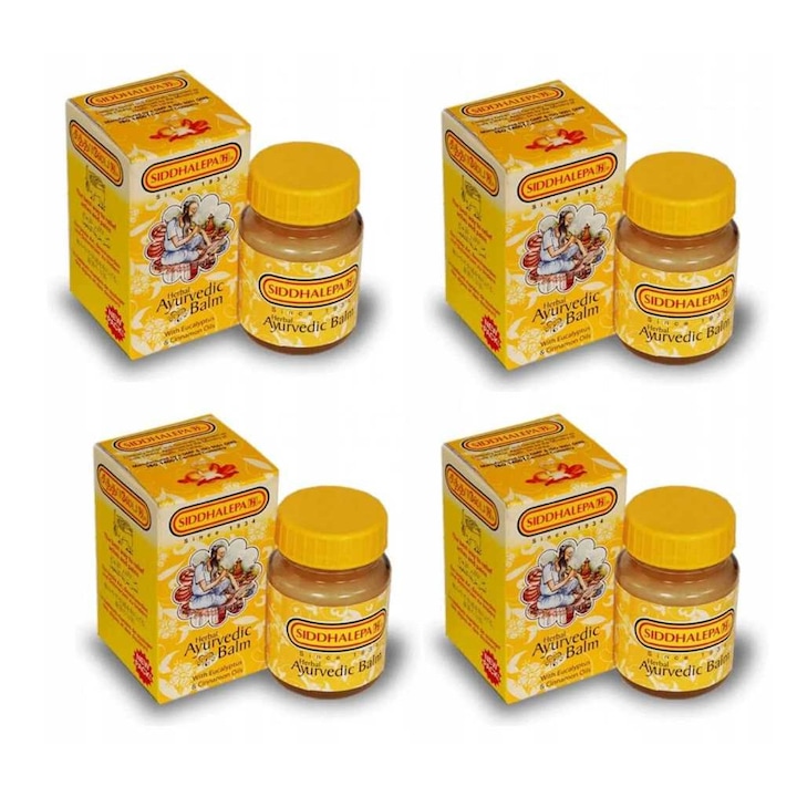 Testápoló balzsam, Siddhalepa, 4 darab