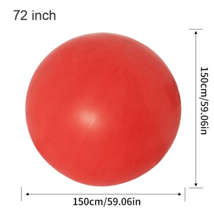 Baloane latex 72 inch, set, rosu, 150cm