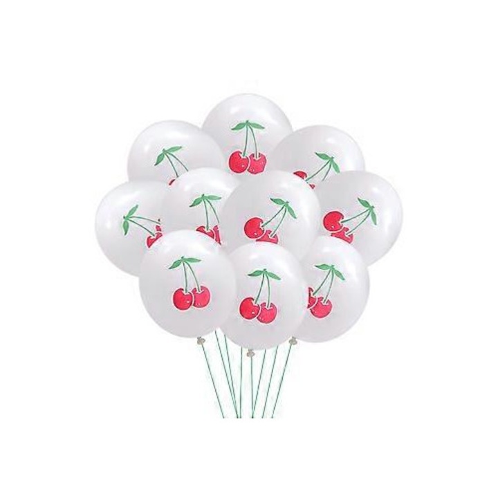 10 darabos latex lufi szett, 12 hüvelykes, többszínű, partikra, dekorációkhoz, újrahasználható