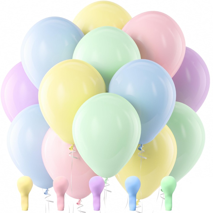 100 darabos latex lufi készlet, 10 hüvelykes, többszínű, partikra és esküvői dekorációkra