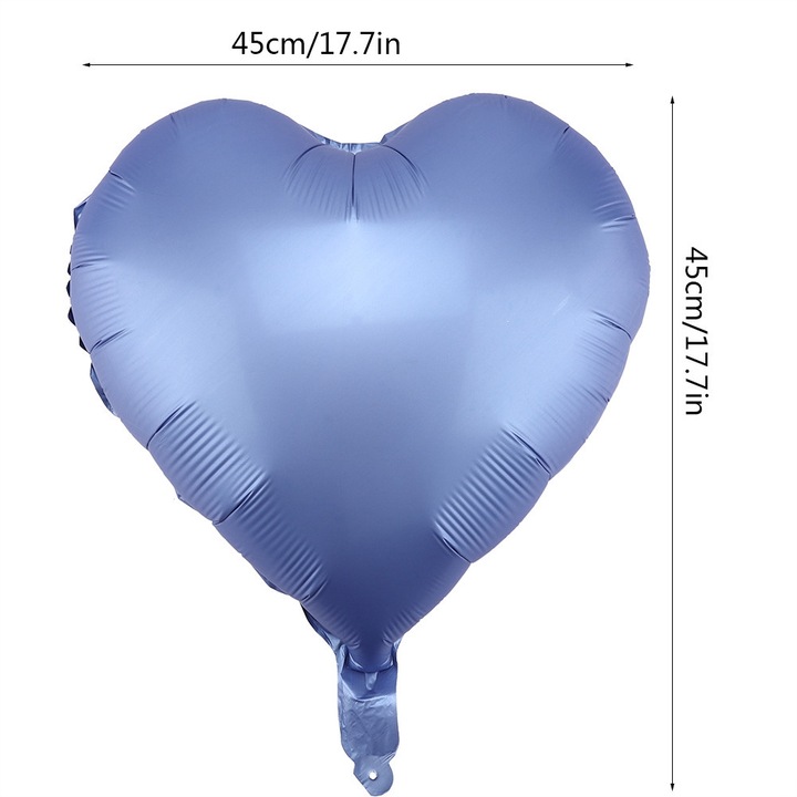 10 db-os latex szív alakú lufi szett, 18 hüvelykes, többszínű, partik díszítésére