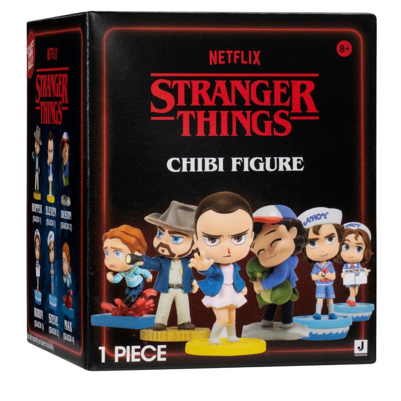 Figurină Netflix Stranger Things Chibi, multicolor, 5cm, cutie
