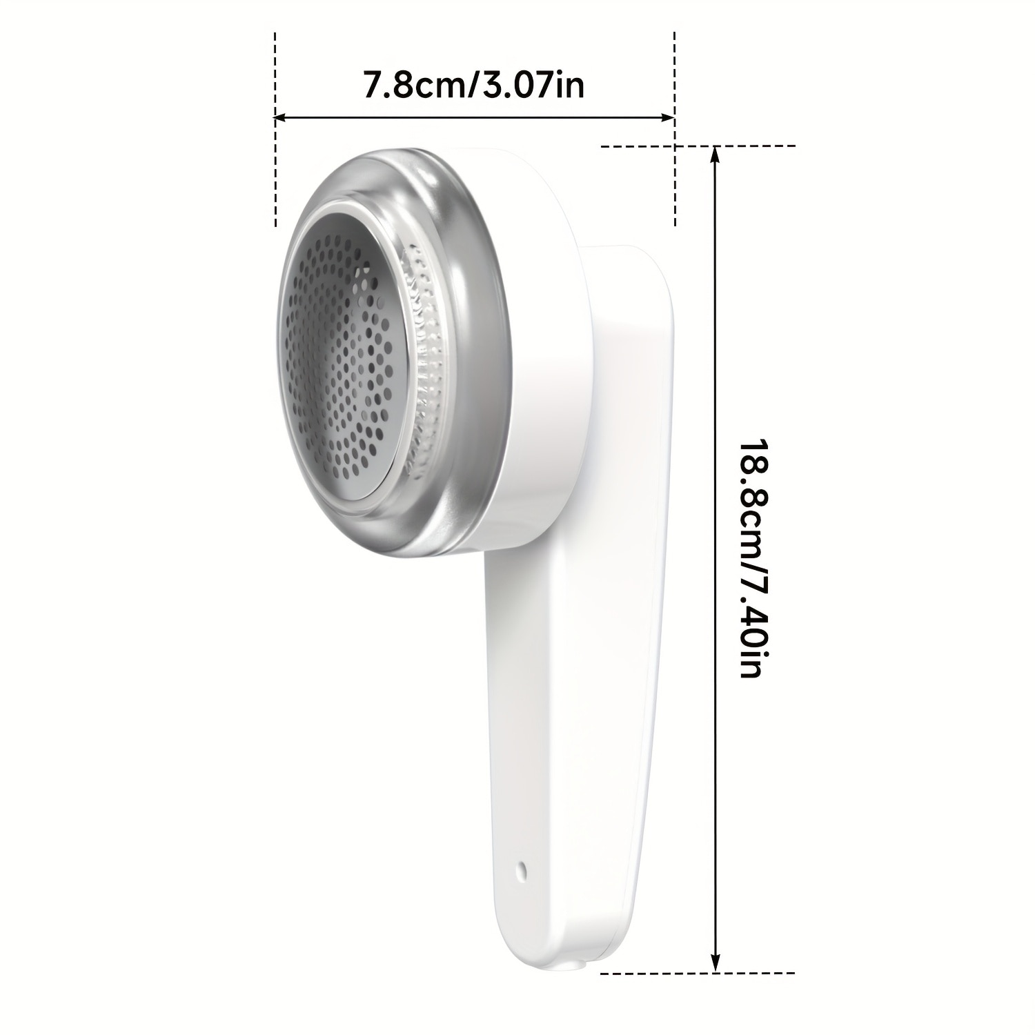 Aspirator portabil pentru scame, dispozitiv de indepartare a parului, functionare manuala/USB, plastic, pentru imbracaminte, covoare, mobilier