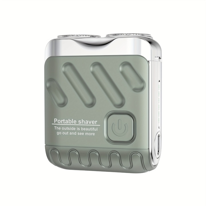 Aparat de ras electric WITZIO, acumulator litiu 300mAh, incarcare USB, gri, compact