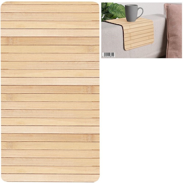 Covoras bambus, Artemis, 44x24cm, color natural, usor de depozitat