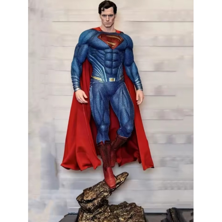 Фигурка Супермен, Bandai, 50 см, PVC, текстил, декоративна основа