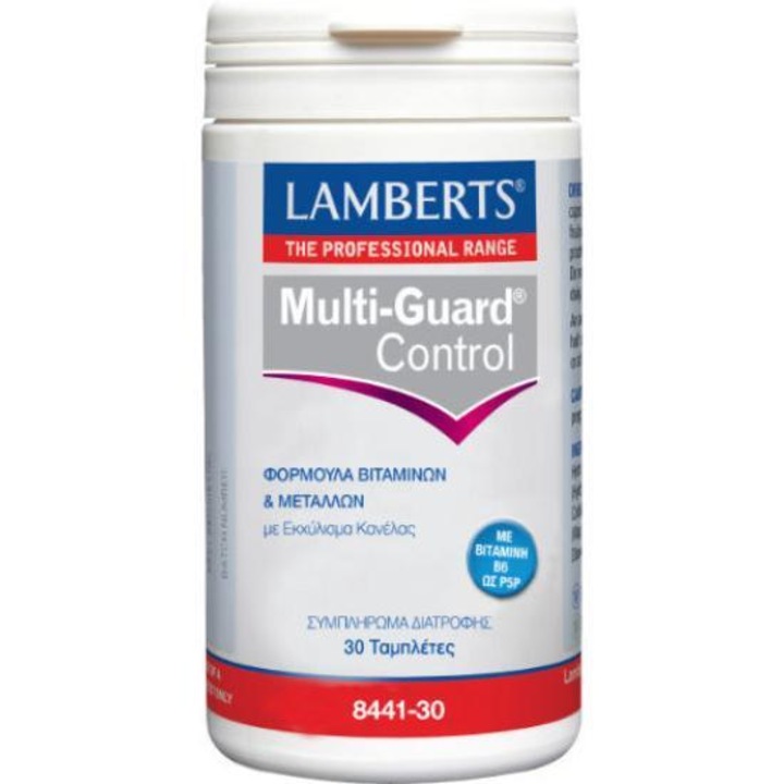 Multivitamine Lamberts, 30 tablete, magneziu, scortisoara