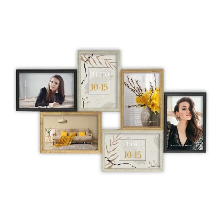 Rama foto clasica, Zep, set de 6, 10x15 cm
