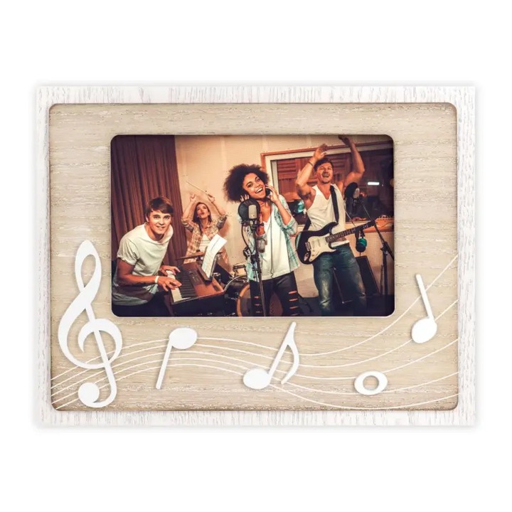 Rama foto clasica, Zep, 10x15 cm, maro