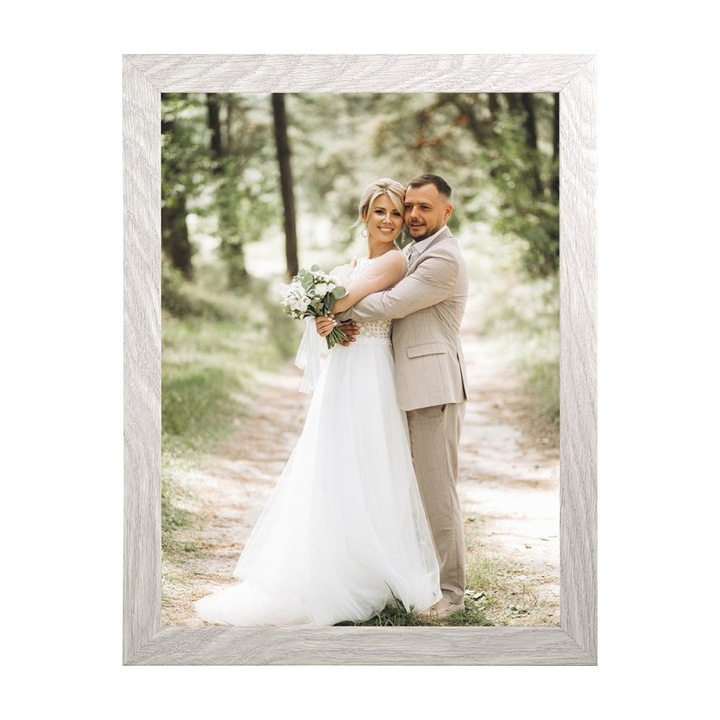 Rama foto clasica, Hofmann, 24x30 cm, gri