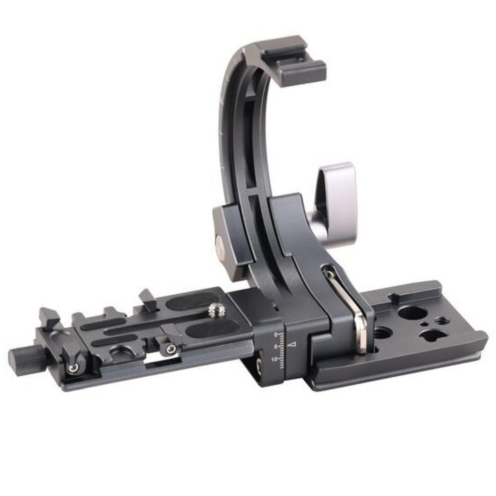 Trepied BENRO SOPORTE RAPIDO ROTACION LENTE V2, 2 caracteristici, culoare neagra, dimensiuni compacte