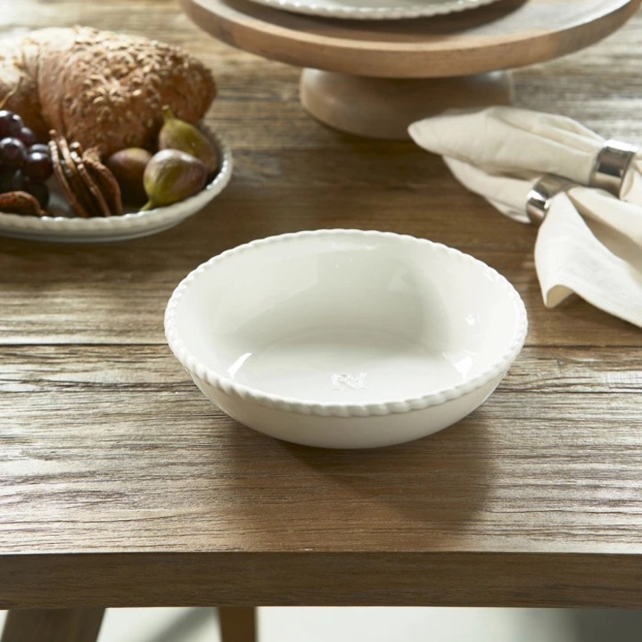 Bol Elegant Twist, Riviera Maison, 24cm, portelan, design clasic