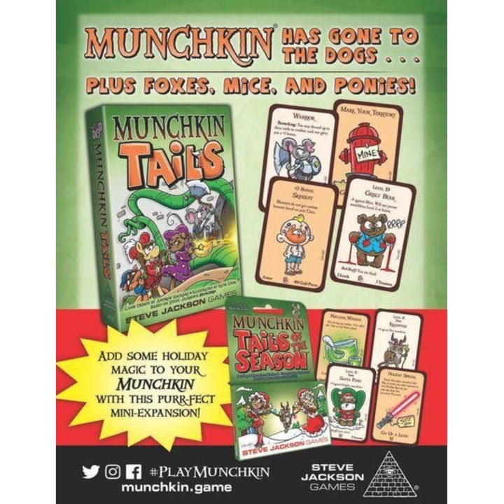 Joc de societate, Steve Jackson Games, Munchkin Tails of the Season, pentru familie