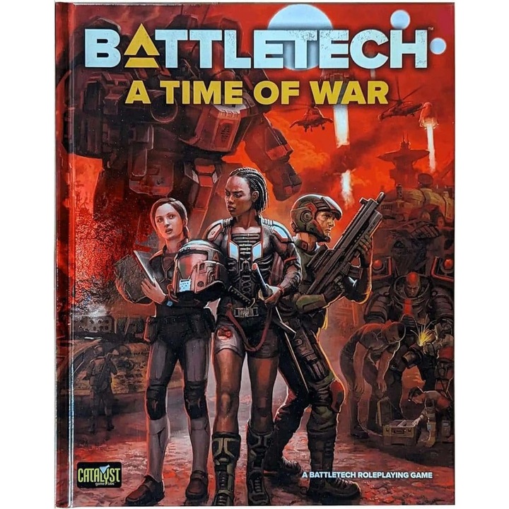 Battletech A Time of War, joc de rol hardcover, pentru 2+ jucători, 14+, 90+ minute