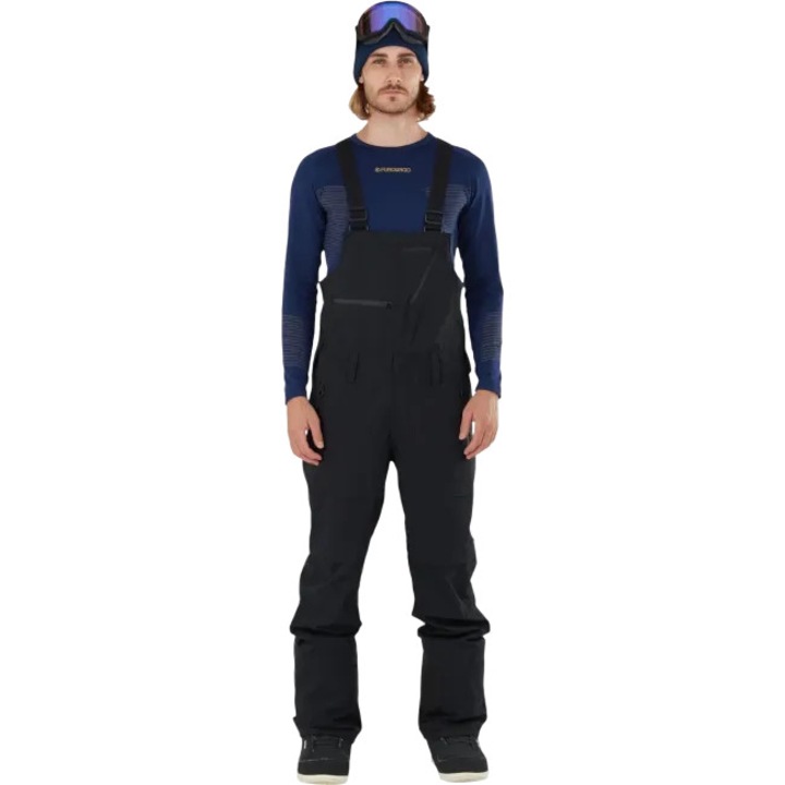 Спортен панталон Fundango Benton ECO 3L Bib Pants, Черен, Черен