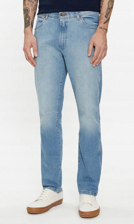 Wrangler Larston Clever ferfi farmer, kek, Kék