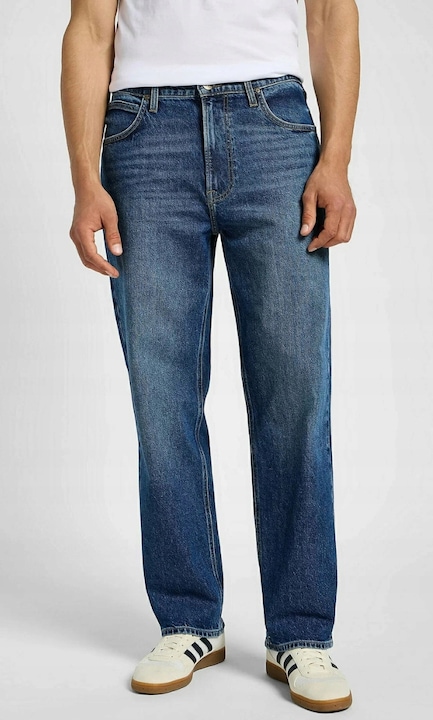 Férfi farmernadrág Lee Asher Hastings, laza szabású, pamut/lyocell/elasztán, kék