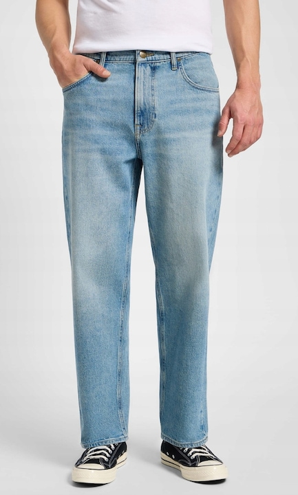 Blugi barbatesti Lee Asher Raine, croiala lejera, bumbac/elastan, albastru