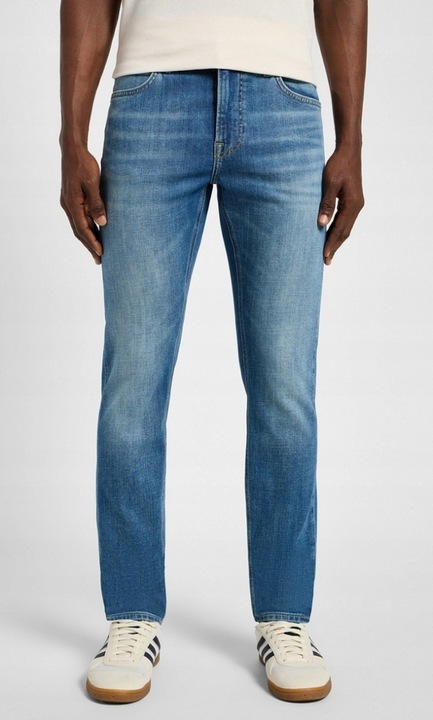 Blugi barbatesti Lee Malone Highland, bumbac/elastan, albastru