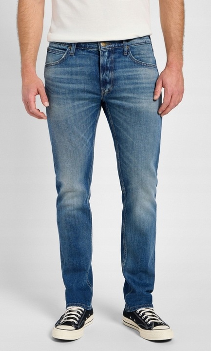 Blugi barbati Lee Daren FLY Rising, bumbac/elastan, albastru