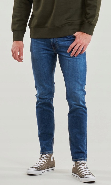 Férfi farmernadrág Lee Rider On The Road, pamut/elasztán, kék