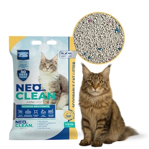 Nisip bentonitic litiera, NEO Clean, 5L