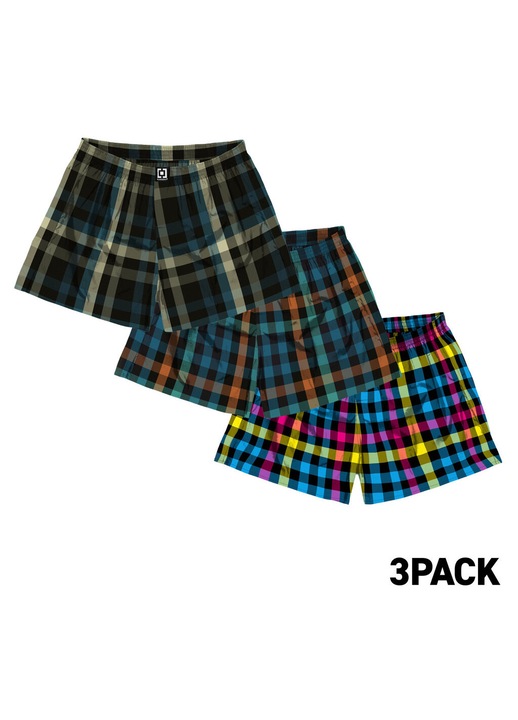 Set 3 perechi boxeri barbatesti Horsefeathers AM285E, multicolor
