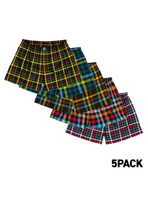 Set 5 boxeri barbati Horsefeathers AM286B, multicolor