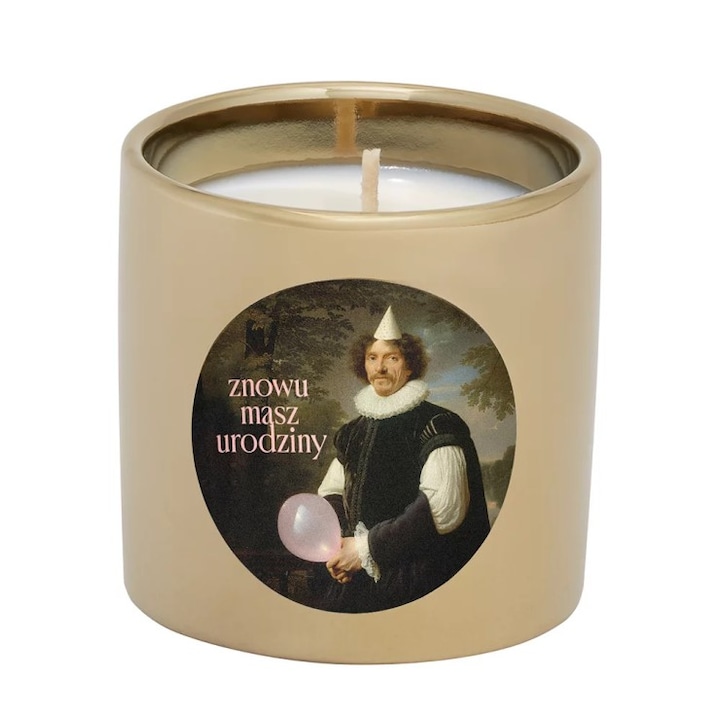 Соева свещ ЧЕСТИТ РОЖДЕН ДЕН ОТНОВО Flagolie