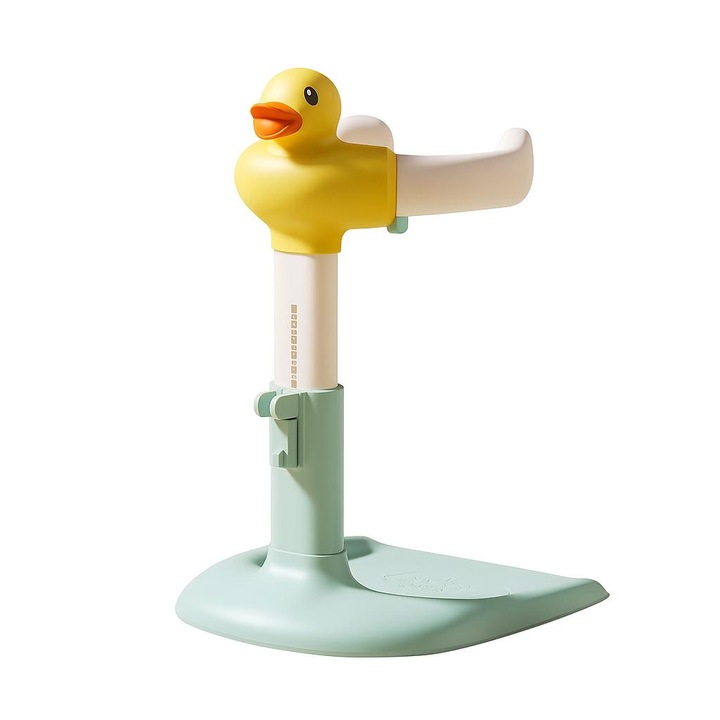 Преносима опора за бебета над 6 месеца, помощник 3 в 1 за къпане/регулируема опора за баня с неплъзгаща се основа, помощник за майката, аксесоари за баня, система за безопасност