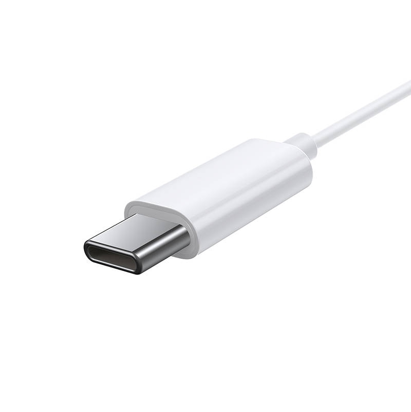 Casti cu fir Baseus Encok C17, USB-C, 1.1m, alb