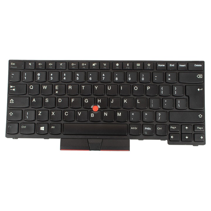Клавиатура за лаптоп Lenovo, QWERTY US/PL, черна