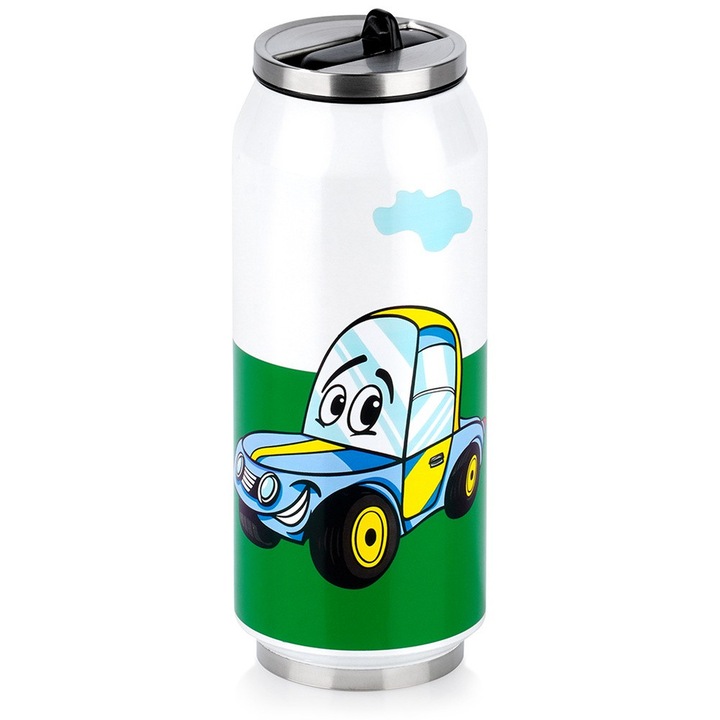 Cana termica Artemis 0,4L, design pusca, multicolor, 17x6,5cm