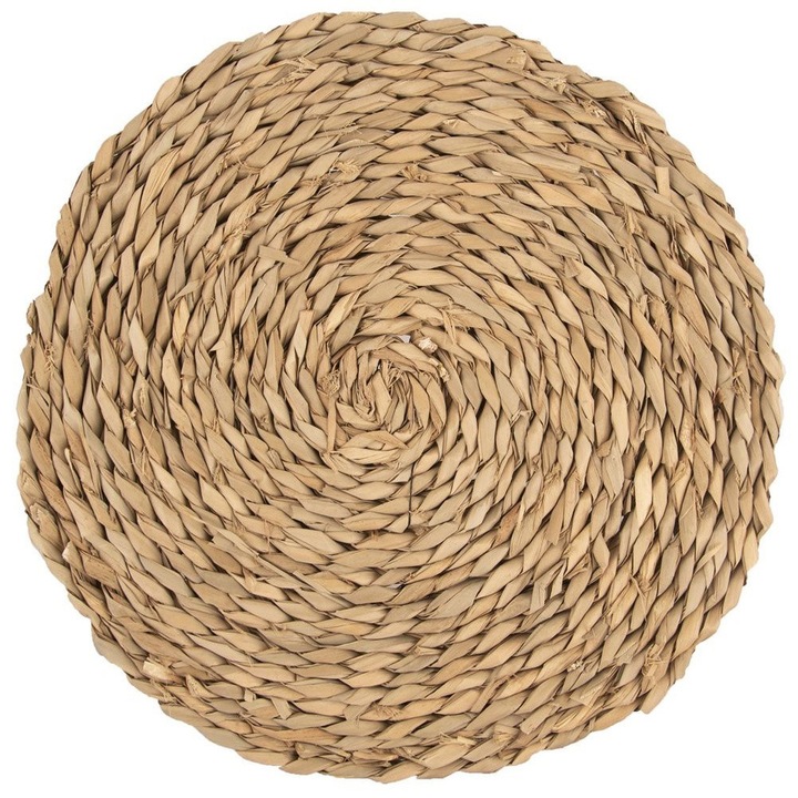 Masuta Decorativa, Orion, 35x0.5 cm, Fabricata Din Frunze Naturale De Papirus, Grosimea Fibrelor, Protectie Pentru Suprafata Impotriva Murdariei Si Deteriorarii, Posibilitate De Utilizare Ca Element Decorativ, Bej