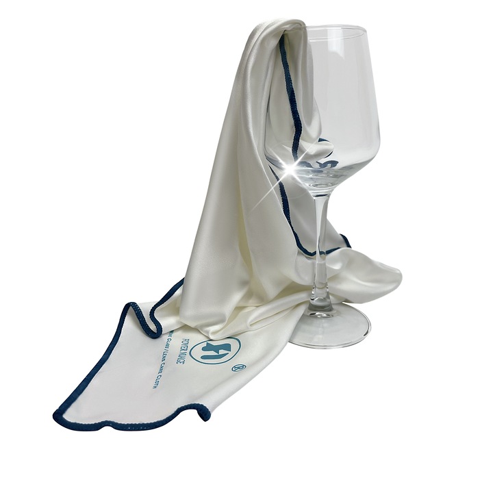 Burete de lavete Foyer Nuage, 65x50cm, microfibra, fara scame, alb, 1 buc