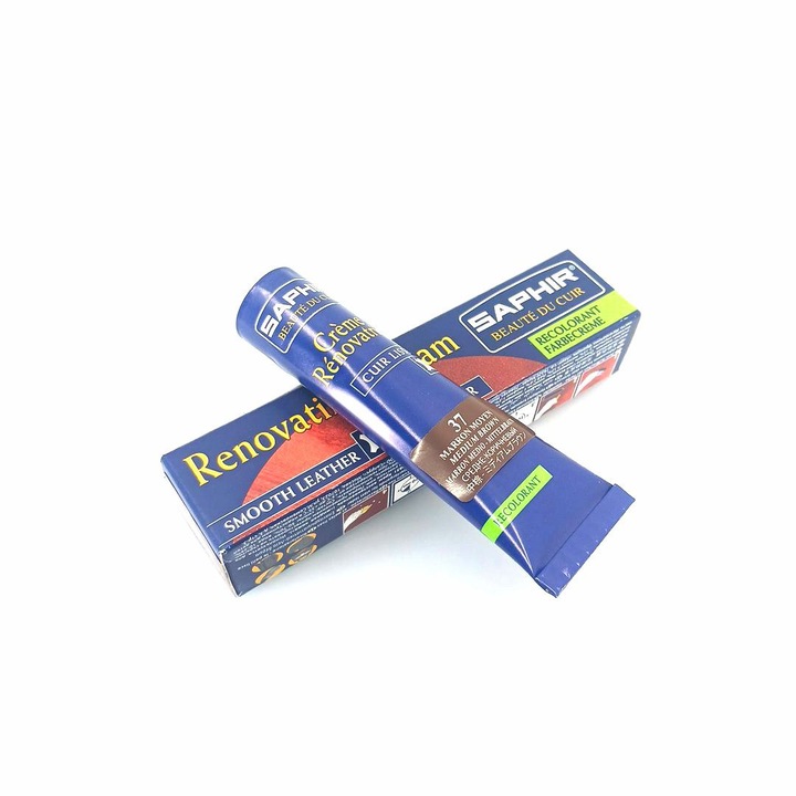 Crema, Saphir, 25 ml, maro, pentru piele