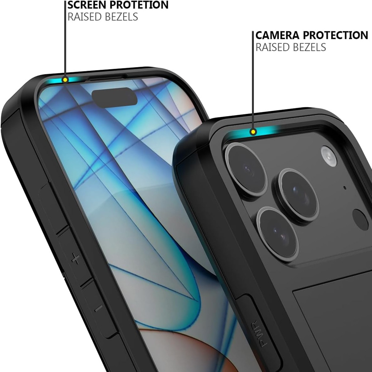 Husa telefon, XONGSOR, compatibil cu iPhone 17 Pro Max, slot ascuns pentru carduri, negru
