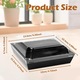 Set 100 Cutii Alimentare cu Capace Transparente, EOGRFW, Carton, Negru