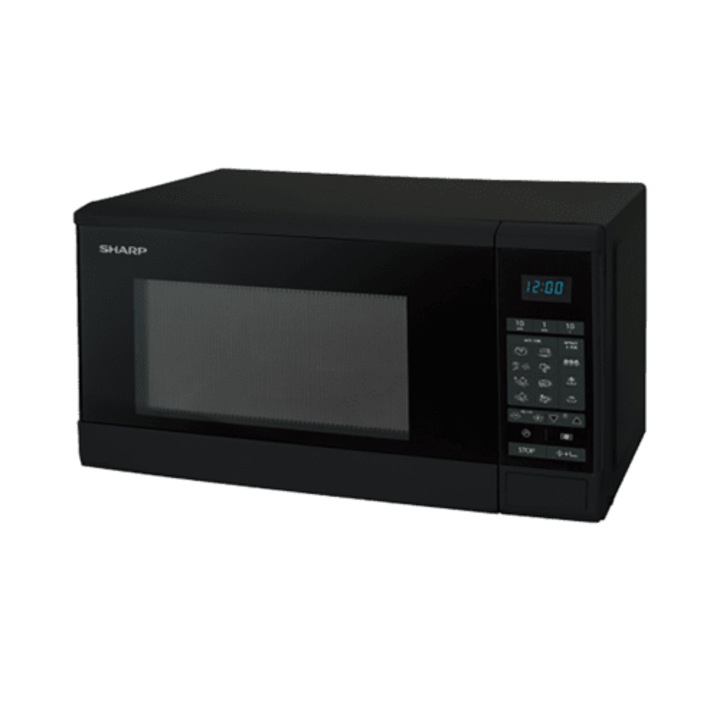Cuptor cu microunde, Sharp, R 270 BK, 800 W, 20 l, Negru