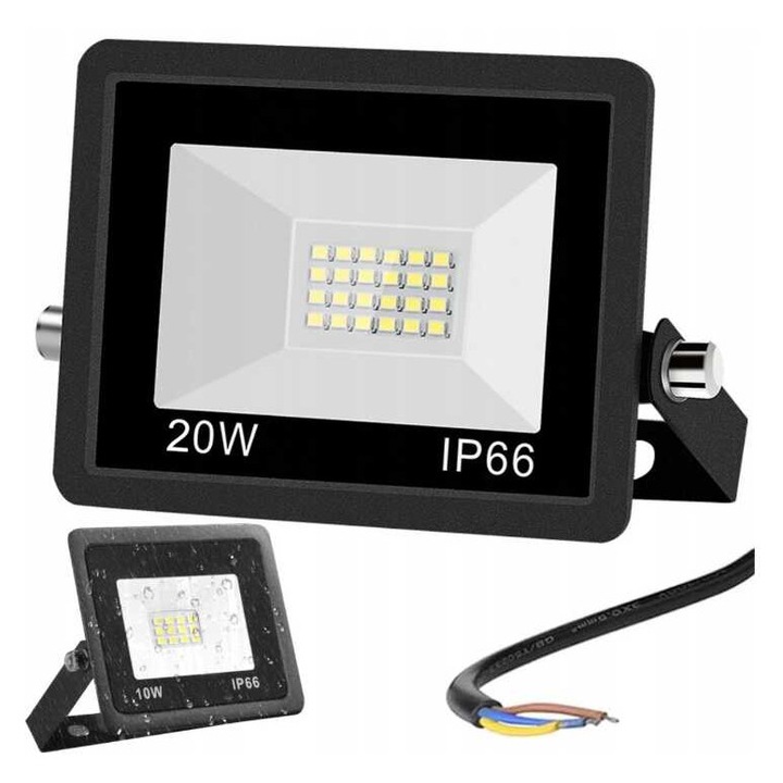 Reflector THO LUX 20 W Subțire, Economisitor de Energie, Impermeabil, Durabil ip65 220 v