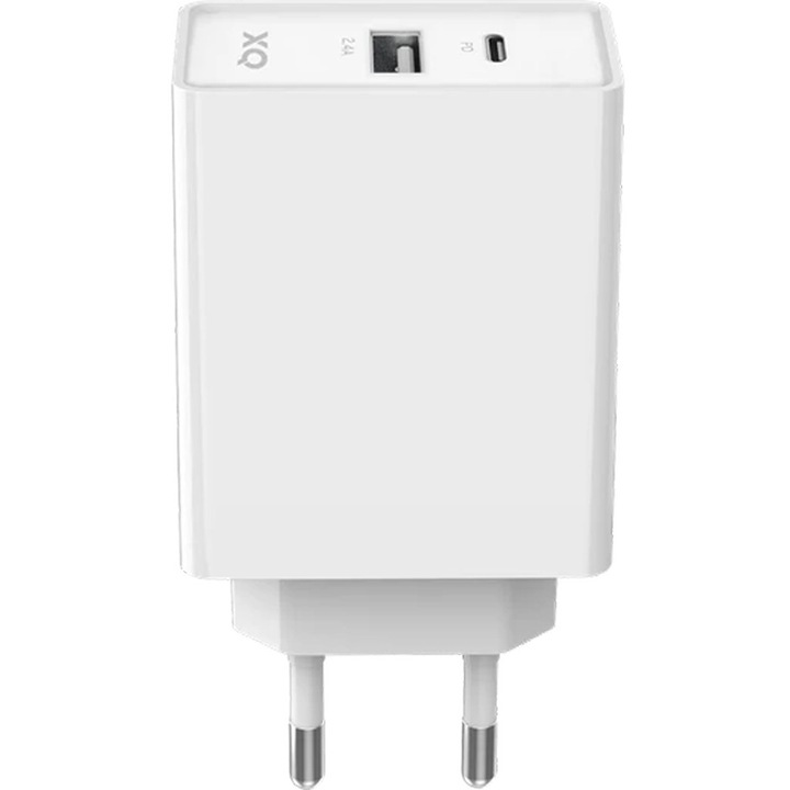 Încărcător rețea Freenet Basics, 30W PD, Fast Charging, Alb