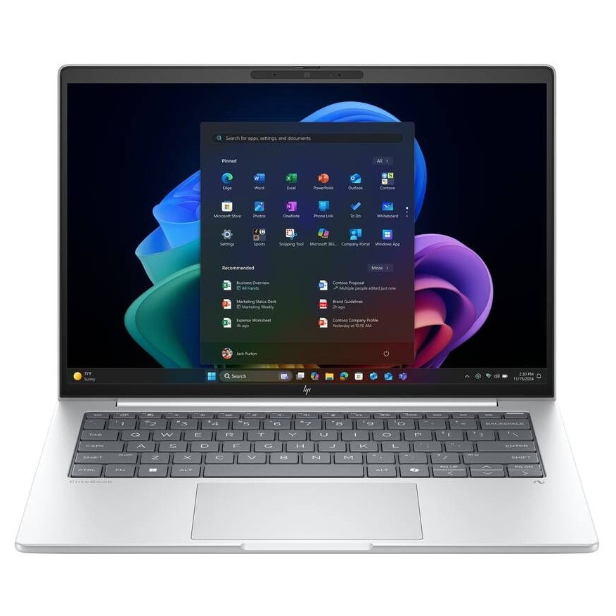 Laptop HP EliteBook 8 G1a WUXGA 14 inch AMD Ryzen AI 5 Pro 340 24GB 512GB SSD Windows 11 Pro Pike Silver