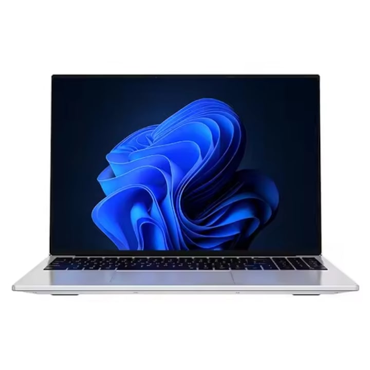Laptop 14" cu procesor Intel Atom E3950, 12GB RAM, 256GB SSD, 1920*1080 FHD, Windows 11, Intel® UHD Graphics, 5000mAh, Argintiu