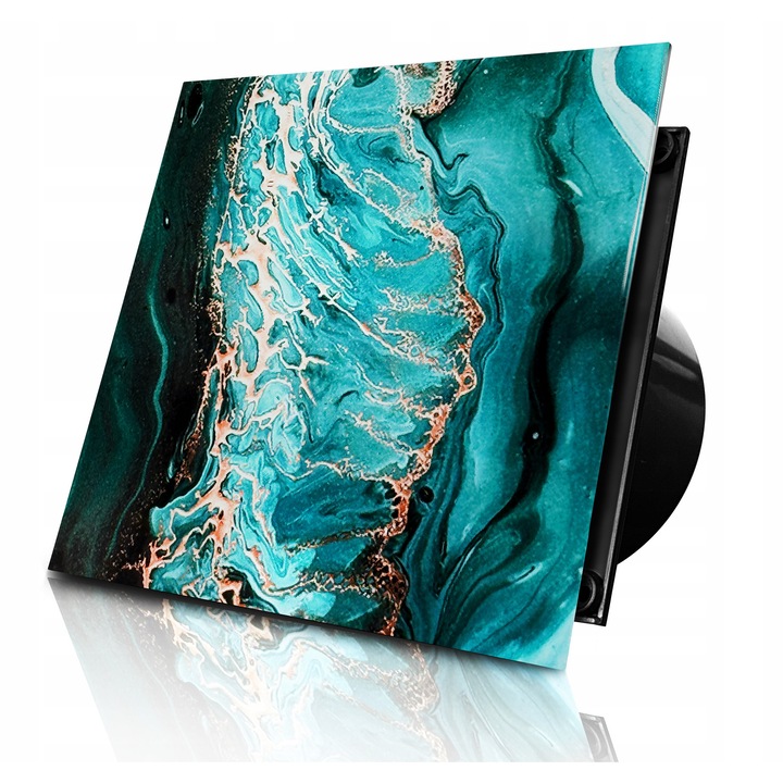 Ventilator de Baie Dospel, Veroni 100, 100 m3/h, 35 dB, Turcoaz, 160x160 mm