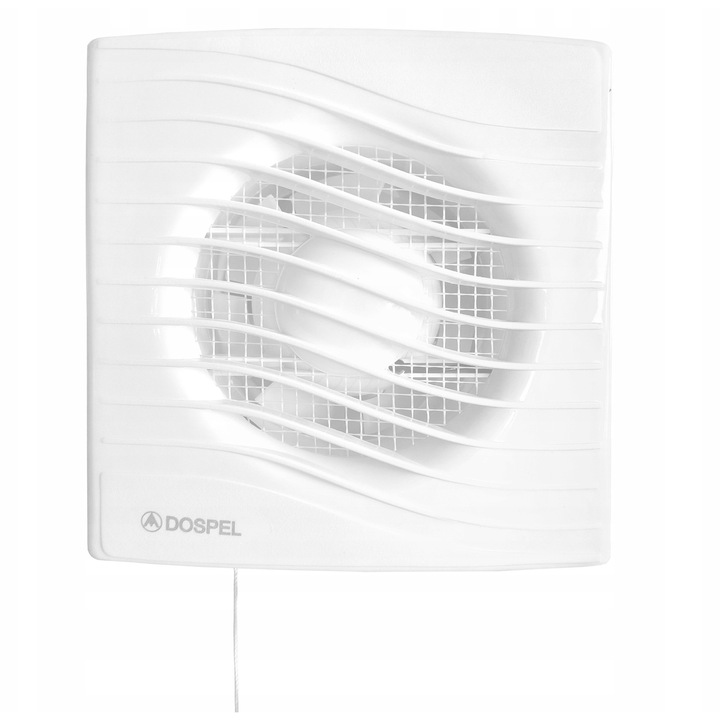 Ventilator De Baie, Dospel, Fala, 100 mm, Material Abs, Debit De Aer 100 m³/h, Tensiune De Alimentare 230V / 50Hz, Grad De Protectie Ip X4, Alb