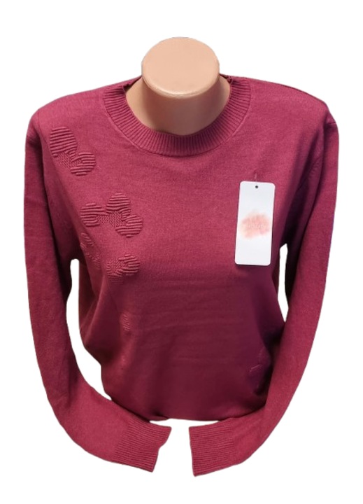 Női blúz sötétrózsaszín, L-XL méret