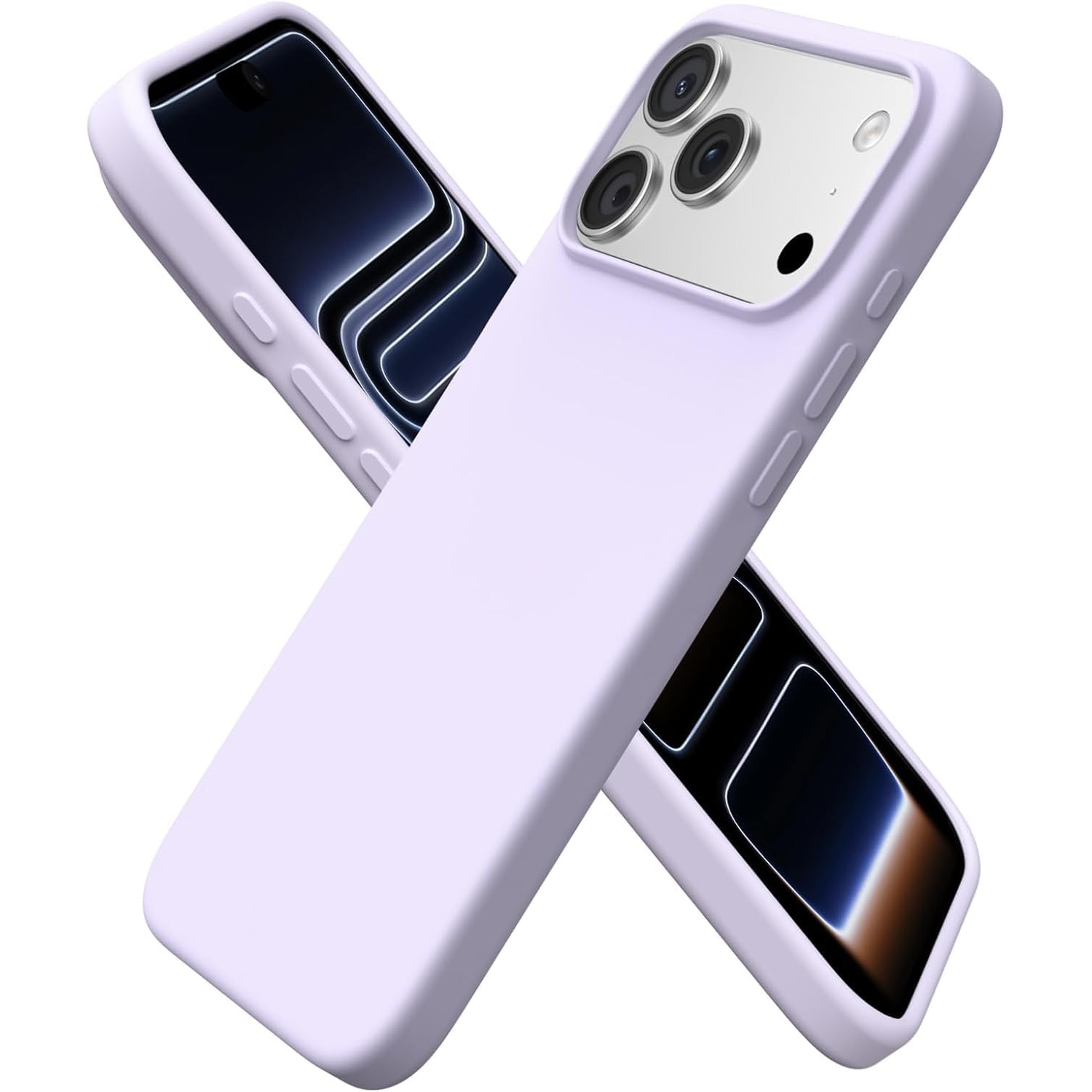 Husa protectie compatibila cu iPhone 17 Pro Max, slim, silicon Mov cu interior din microfibra, protectie camera, protectie ecran, ISAG