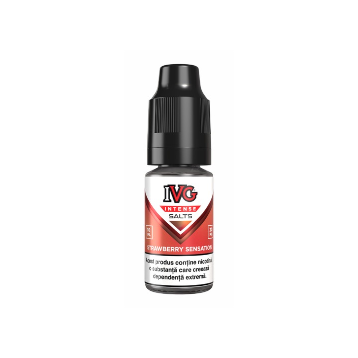Lichid tigara electronica, IVG Intense Salts, Strawberry Sensation, 20mg, 10ml