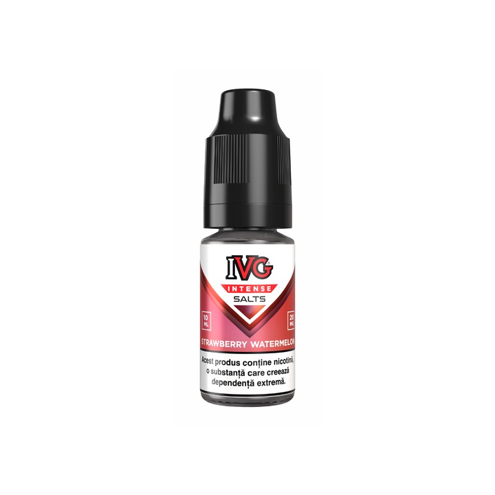 Lichid tigara electronica, IVG, Intense Salts, Capsuni si pepene rosu, 10 ml, 20 mg nicotina