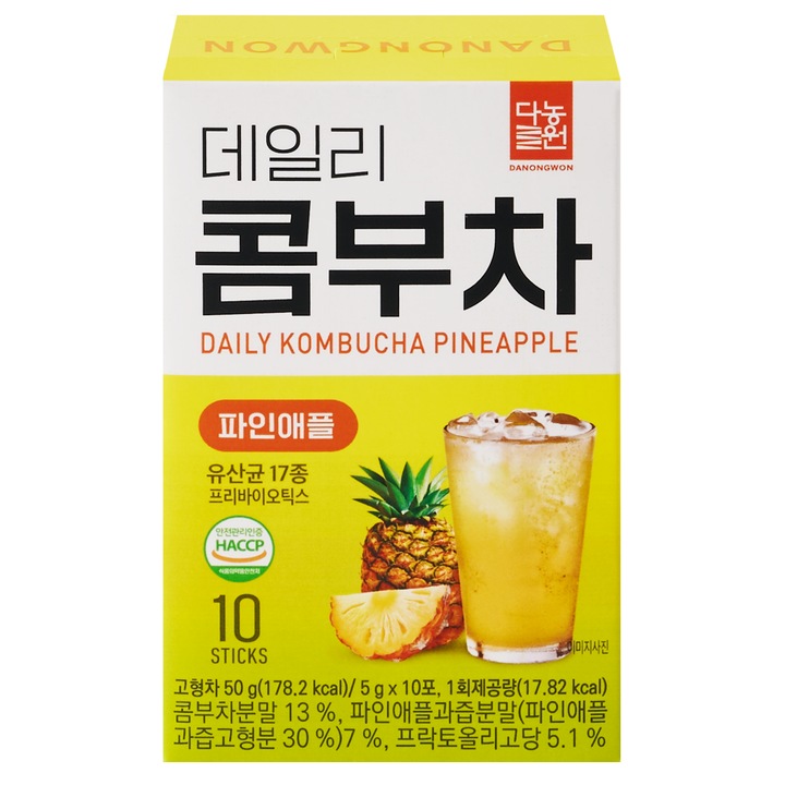 Danongwon Daily Kombucha Tea Instant Teapor - Ananász ízesítésű 5gx10db